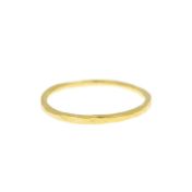 Set di Anelli Saturno Martellati [Oro 10K]