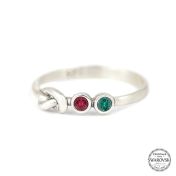 Bindungen der Liebe Versprechensring [Sterlingsilber]