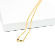 Talisa Stars Birthstone Necklace [10K Gold]