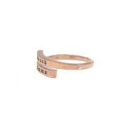 Anello Cigno con Nome [Placcato Oro Rosa 18kt] - 2 Nomi
