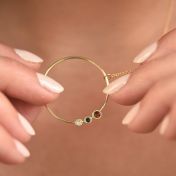Collana Amore Materno con Pietra di Nascita [Oro Giallo 14kt]