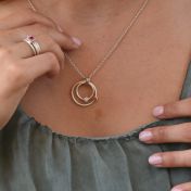 Spheres of Love Birthstone Necklace [Sterling Silver]