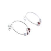 Pendientes Amor de Madre [Plata de Ley]