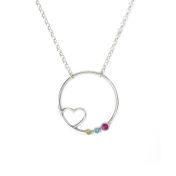 A Mother's Heart Necklace [Sterling Silver]