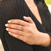 A Mother's Love Ring - Triple Love [Gold Plated]