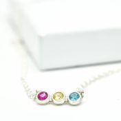 Collar Talisa Estrellas Horizontal [Plata de Ley]
