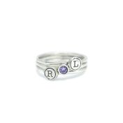 Inspire Initial Ring [Sterling Silver]