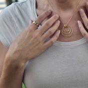 Collier Cercles d’Amour  [Or Jaune 14 Carats]