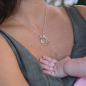 Collier Martelé Cercles d’Amour [Argent 925]