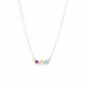 Collar Talisa Estrellas Horizontal [Plata de Ley]