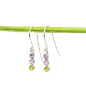 Pendientes Talisa Estrellas en Gancho [Plata de Ley]