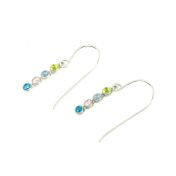 Pendientes Talisa Estrellas en Gancho [Plata de Ley]