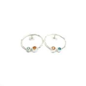 Orecchini Amore Materno Martellati [Argento 925]