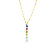 Collier Talisa Stars Vertical [Plaqué Or 18ct]