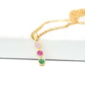 Collier Talisa Stars Vertical [Plaqué Or 18ct]