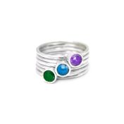 Carina Ring Großer Kreis [Sterlingsilber]