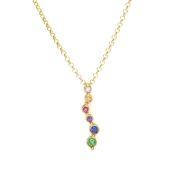 Stream of Love Necklace [Gold Plated]