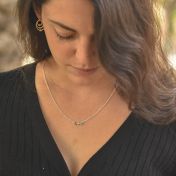 Collar Talisa Estrellas Horizontal [Plata de Ley]