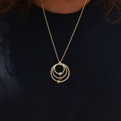 Spheres of Love Birthstone Necklace [Sterling Silver]