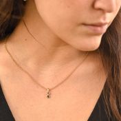Collier Talisa Stars Vertical [Plaqué Or 18ct]
