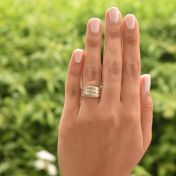 Ocean Tide Name Ring [Sterling Silver]