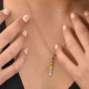 Collier Talisa Stars Vertical [Plaqué Or 18ct]