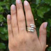 Bague Niveaux d'Amour Double [Argent 925]