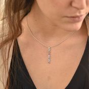 Talisa Sterne Halskette vertikal [Sterlingsilber]