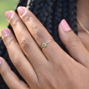 Moedersliefde Ring [18K Goud Vermeil]