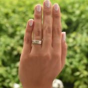 Ocean Tide Name Ring [Sterling Silver]