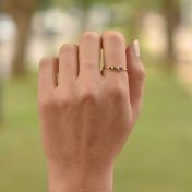 Moedersliefde Ring [18K Goud Vermeil]