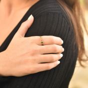 Moedersliefde Ring [18K Goud Vermeil]