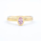 Bague Carina Pierre Ovale Verticale [Vermeil 18ct]
