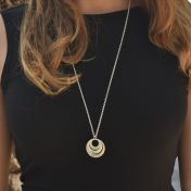 Collar Redondo Brillo de Luna [Plata de Ley]