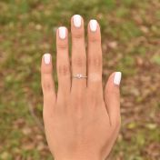Anillo Corazón Dulce con Inicial [Plata de Ley] 