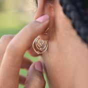 Pendientes Aros de Amor [Bañados en Oro de 18K]