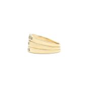 Moon Glow Name Ring [Gold Plated]