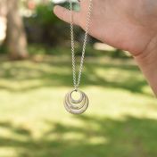 Collar Redondo Brillo de Luna [Plata de Ley]