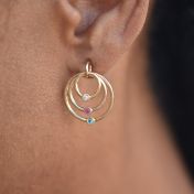 Pendientes Aros de Amor [Bañados en Oro de 18K]