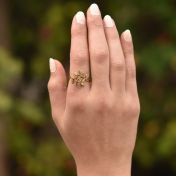 Olive Branch Ring [Gold Plated]