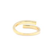Anillo Cisne con Nombre [Bañado en Oro de 18K] - 2 Nombres