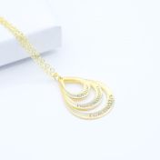 Rain Down Love Necklace [Gold Plated]