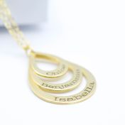 Rain Down Love Necklace [Gold Plated]