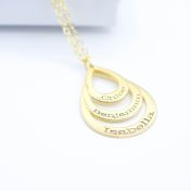 Rain Down Love Necklace [Gold Plated]