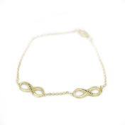 Bracelet à Charms Infini [Plaqué Or 18ct]