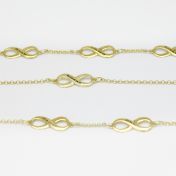 Bracelet à Charms Infini [Plaqué Or 18ct]