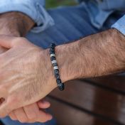 Bracelet Œil d'Aigle avec Noms - Argent 925