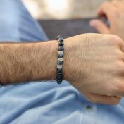 Bracelet Œil d'Aigle avec Noms - Argent 925