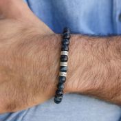 Bracelet Œil d'Aigle avec Noms - Argent 925