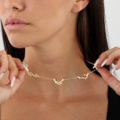 Ella Zodiac Necklace [18K Gold Plated]